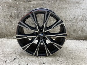 2019-2022 BMW X7 22x9.5 10-Spoke Machined Charcoal Alloy Wheel - Front (Used OEM)