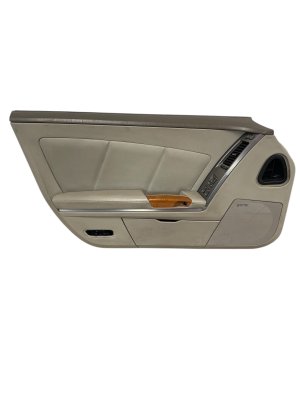 2004-2009 Cadillac XLR Tan Door Interior Trim Panel with Switches - Front, Left (Driver) (Used OEM)