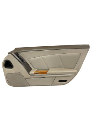 2004-2009 Cadillac XLR Tan Door Interior Trim Panel - Front, Right (Passenger) (Used OEM)