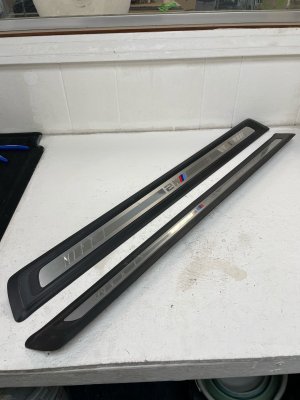 2023-2025 BMW M2 Door Sill Trim Panel Set - Front (Used OEM)