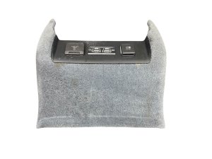 2022-2024 Jeep Wagoneer Blue Center Console End Cap Trim Panel with USB Port - Rear (Used OEM)