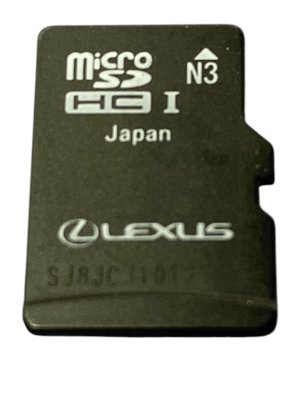 2017-2020 Lexus RX450h Navigation Micro SD Memory Card (Used OEM)