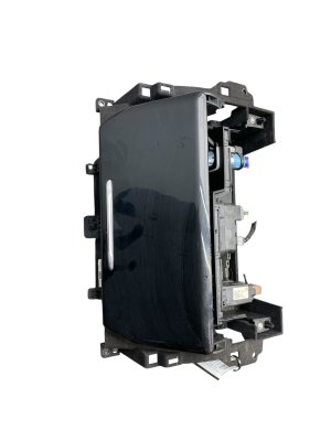 2022-2025 Jeep Wagoneer Black Floor Center Console Storage Bin with Wireless Charger - Front (Used OEM)