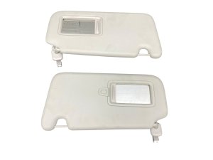 2025 Mazda CX-70 Gray Sun Visor with Mirror Set - Front, Right (Passenger) (Used OEM)