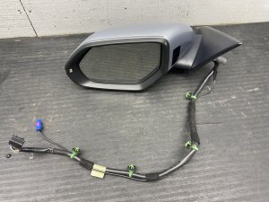 2019-2025 Audi Q8 Silver Power Folding Door/Side View Mirror with Surround View Camera - Front, Left (Driver) (Used OEM)