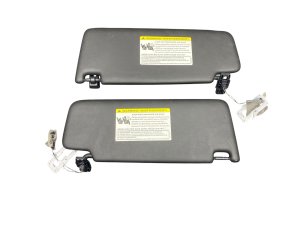 2019-2025 Porsche Macan Black Illuminated Sun Visor Set - Front, Right (Passenger) (Used OEM)