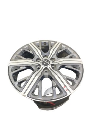 2023-2026 Toyota Sequoia Chrome 22x8 6-Spoke Dark Chrome Alloy Wheel (Used OEM)