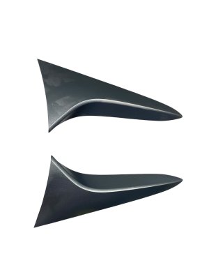 2025-2026 Mazda CX-70 Liftgate Glass Molding Trim Winglet Set - Rear (Used OEM)