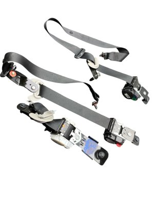 2020-2025 Kia Telluride Black 3rd Row Seat Belt Assembly Set - Rear, Right (Passenger) (Used OEM)