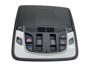 2022-2026 Acura MDX Black Overhead Console with Sunroof Switch and Dome Light - Front (Used OEM)