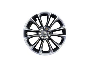 2022-2025 Jeep Wagoneer Silver 22x9 12-Spoke Polished Charcoal Alloy Wheel (Used OEM)