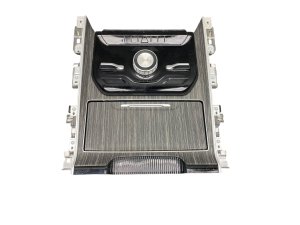 2022-2025 Jeep Wagoneer Gray Center Console Gear Shift Selector Assembly with Cupholder - Front (Used OEM)