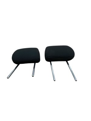 2017-2022 Ford F-550 Super Duty Black Cloth Seat Headrest Set - Front, Right (Passenger) (Used OEM)