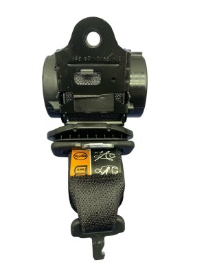 2024-2025 GMC Acadia Black Center Seat Belt Assembly - Rear, Right (Passenger) (Used OEM)