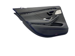 2014-2020 Mercedes-Benz S320 Black Door Interior Trim Panel - Rear, Left (Driver) (Used OEM)