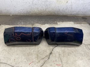 2022-2024 Ford F-150 Lightning Blue Cab Corner Molding Set - Rear (Used OEM)