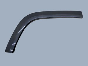 2021-2024 Jeep Grand Cherokee L Gray Quarter Panel Wheel Arch Fender Flare Molding - Rear, Right (Passenger) (Used OEM)
