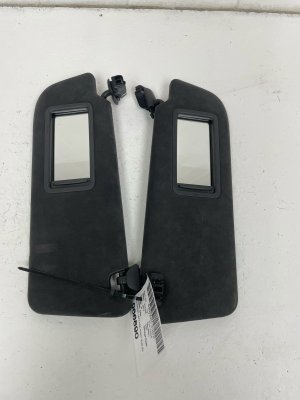 2012-2018 Audi A6 Arras Red Sun Visor Set - Front, Right (Passenger) (Used OEM)