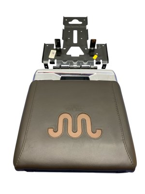 2022-2024 Ford F-150 Lightning Java (Brown) Interior Work Surface Folding Armrest Console Lid Assembly (Used OEM)