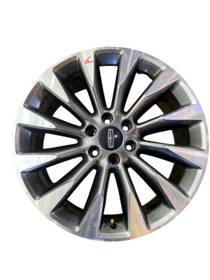 2018-2022 Lincoln Navigator Gray 22x9.5 12-Spoke Machined Dark Gray Aluminum Alloy Wheel (Used OEM)
