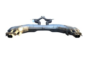 2014-2017 Mercedes-Benz S320 Exhaust Muffler and Pipe Assembly - Rear (Used OEM)
