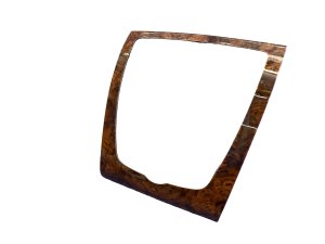 2007-2009 Jaguar XK Brown Center Dash Trim Cover Panel Woodgrain - Front (Used OEM)