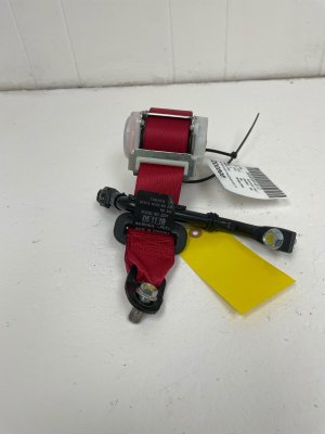 2017-2021 Honda Civic Black and Red Seat Belt Assembly - Rear (Used OEM)