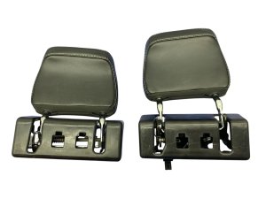 2021-2025 Jeep Grand Cherokee L Black 3rd Row Nappa Leather Headrest Set - Rear, Right (Passenger) (Used OEM)