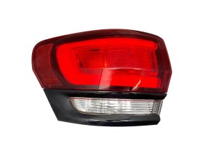 2014-2022 Jeep Grand Cherokee Black Quarter Mounted Black Bezel Taillight Assembly - Rear, Left (Driver) (Used OEM)