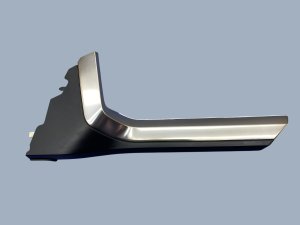 2022-2025 Ford F-150 Lightning Chrome Center Console Rail Upper Side Trim Panel (Used OEM)