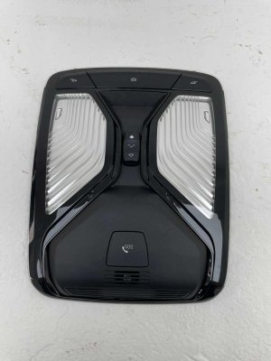 2018-2024 BMW X3 Black Overhead Console with Rear Dome Light Assembly - Front (Used OEM)
