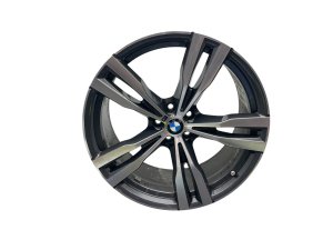 2020-2025 BMW X6 Gray Double Spoke Machined Charcoal Alloy Wheel (Used OEM)