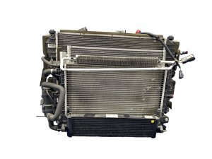 2007-2009 Jaguar XK Radiator Condenser Fan Cooling Pack Assembly - Front (Used OEM)