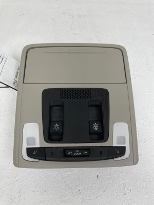 2023-2025 Honda Pilot Beige Overhead Console with Dome Light and Sunroof Controls (Used OEM)