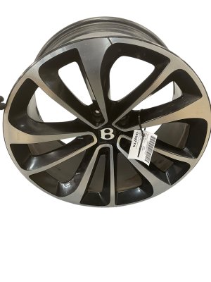 2016-2020 Bentley Bentayga Black 21x10 Machined Face Alloy Wheel (Used OEM)