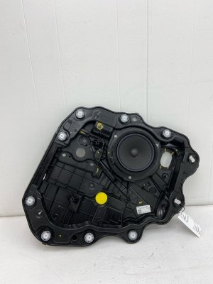 2021-2025 Ford Bronco Sport Door Window Regulator Carrier Panel with Speaker - Rear (Used OEM)
