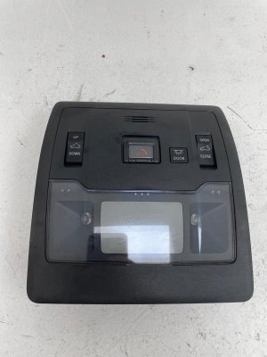 2015-2023 LEXUS RC F Black Overhead Center Console with Dome Map Light - Front (Used OEM)
