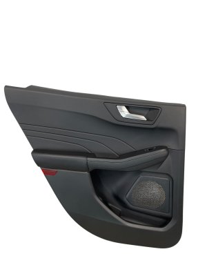 2023-2025 Ford Escape Black Door Interior Trim Panel - Rear, Left (Driver) (Used OEM)