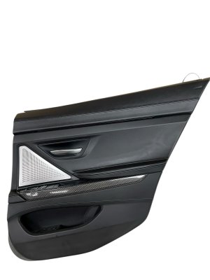 2012-2019 BMW 650i Black Door Interior Trim Panel - Front, Right (Passenger) (Used OEM)