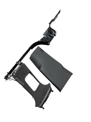 2016-2020 Bentley Bentayga Beluga (Black) B-Pillar Trim Panel Cover Set (Used OEM)