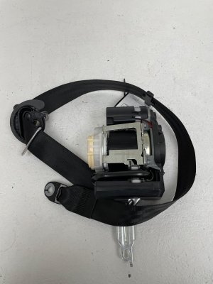 2019-2025 Audi A6 Black Seat Belt Assembly with Pretensioner - Front (Used OEM)