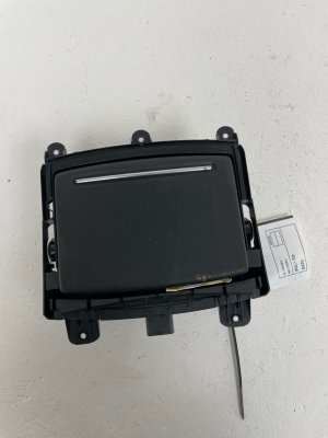 2016-2018 Audi A6 Center Console Cup Holder and USB Port Tray Assembly - Front (Used OEM)