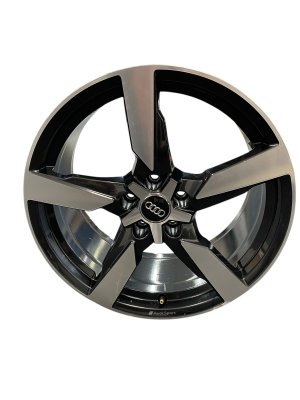 2019-2023 Audi TT Black 19x9 5-Spoke Machined Alloy Wheel (Used OEM)