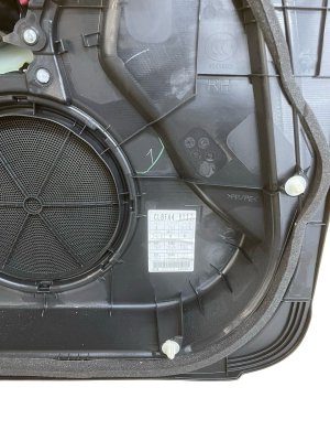 2017 Lexus RC200t Door Interior Trim Panel - Front, Right (Passenger) (Used OEM)
