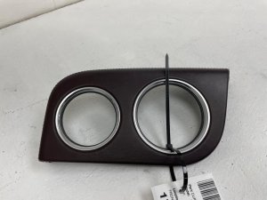 2017-2023 Porsche Panamera Red Center Console Cup Holder Top Trim Panel Cover - Front (Used OEM)