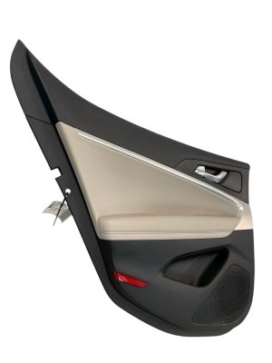 2022-2023 Genesis G70 Gray Door Interior Trim Panel - Rear, Left (Driver) (Used OEM)