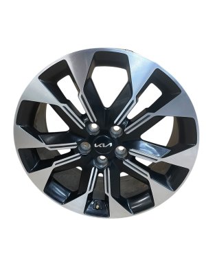 2022-2024 Kia Carnival Black 19x7.5 Machined Face Black Alloy Wheel (Used OEM)