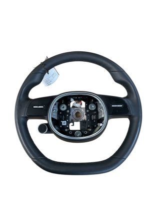 2022-2023 Hyundai Ioniq 5 Black Heated Steering Wheel with Paddle Shifters and Control Switches - Front (Used OEM)