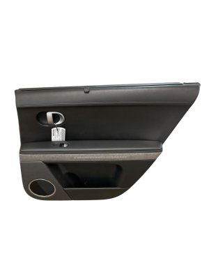 2022-2025 Hyundai Ioniq 5 Black Door Interior Trim Panel with Sunshade - Rear, Right (Passenger) (Used OEM)