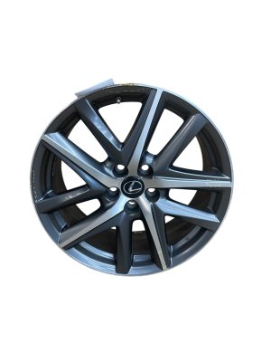 2016-2019 Lexus GS450h Gray 19x8 5 Split-Spoke Silver Gray Alloy Wheel (Used OEM)